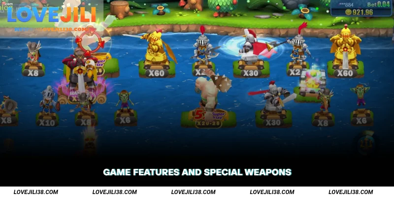 Game Features and Special Weapons