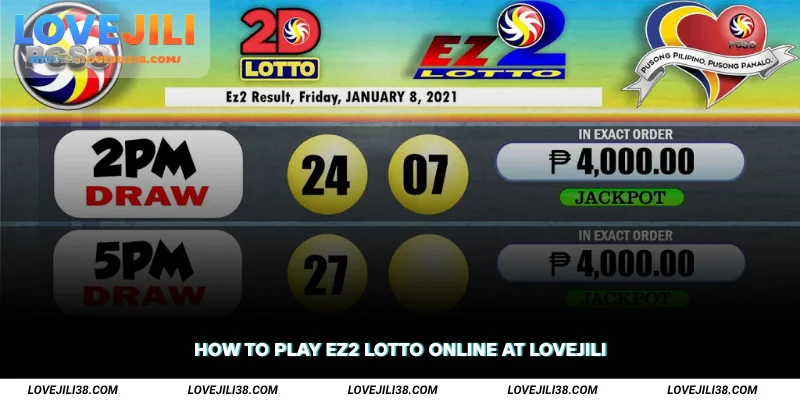 How to Play EZ2 Lotto Online at LOVEJILI